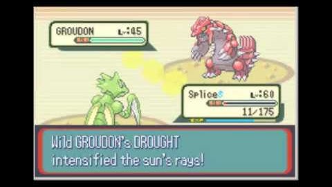 Pokemon Ruby Scyther Solo Run Part 37 GROUDON