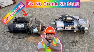 Diagnose & Start Truck With Bad Starter, Starter Solenoid & Solenoid Relay On Kenworth T680 MX13