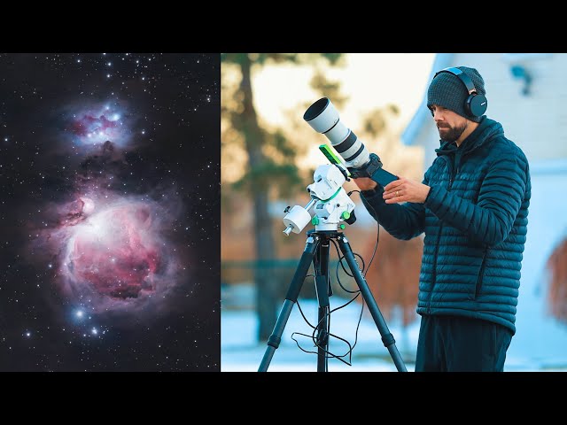 How To Photograph the Orion Nebula (DSLR + LENS) class=