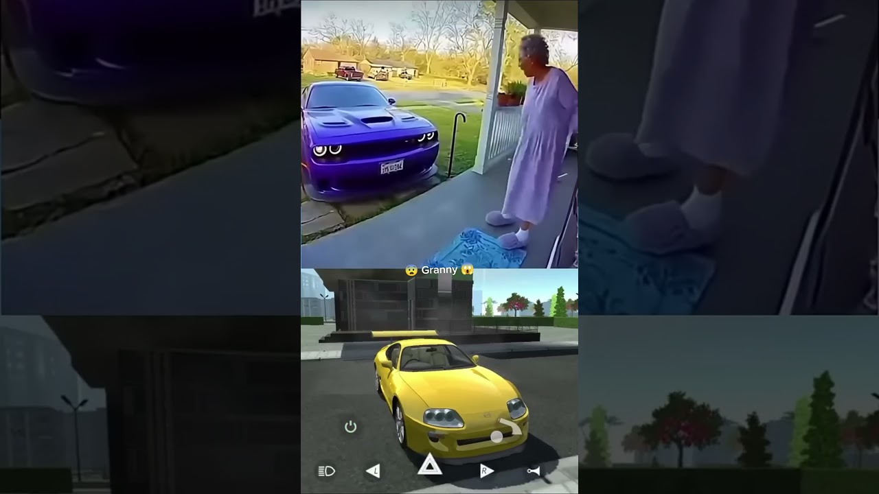 Granny 😱 Scared Form Supra 🥶 IN CAR SIMULATOR 2 💀 ?! 