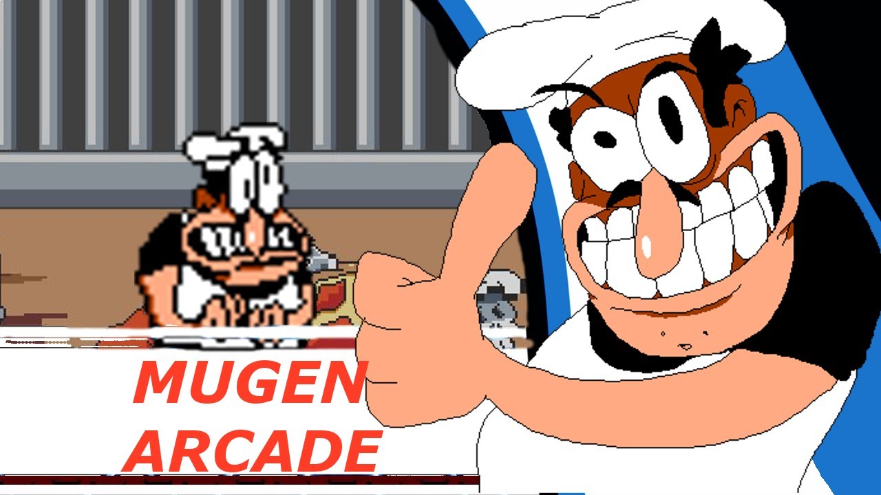 Mugen Arcade Mode with Peppino