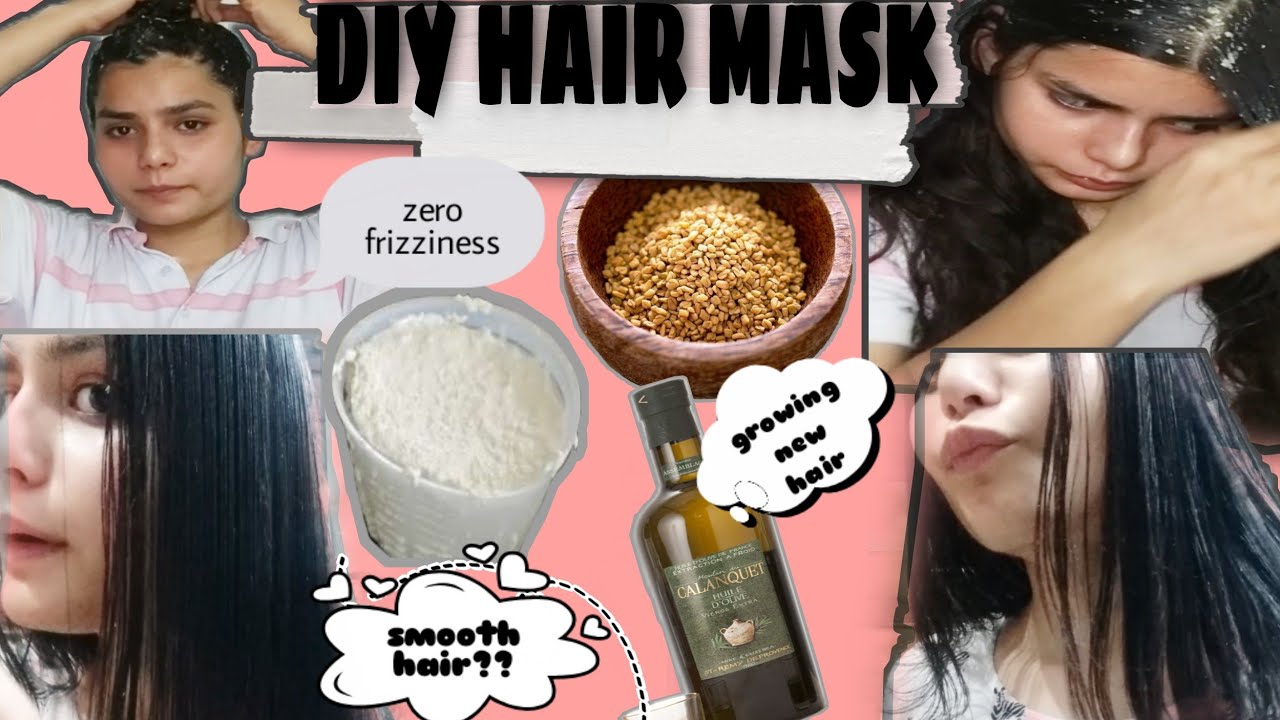 DIY HAIR MASK FENUGREEK SEEDS CURD OLIVE OIL... YouTube