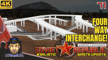 DESIGNING OUR FOUR-WAY INTERCHANGE - Workers and Resources Realistic Gameplay - 71