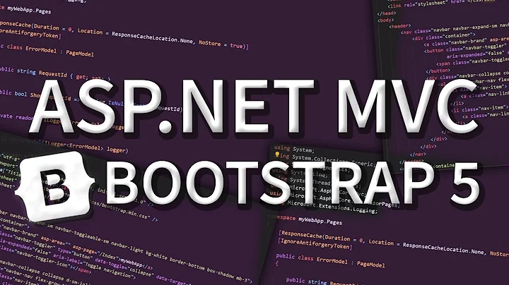 ASP.NET MVC WebApp + Bootstrap 5