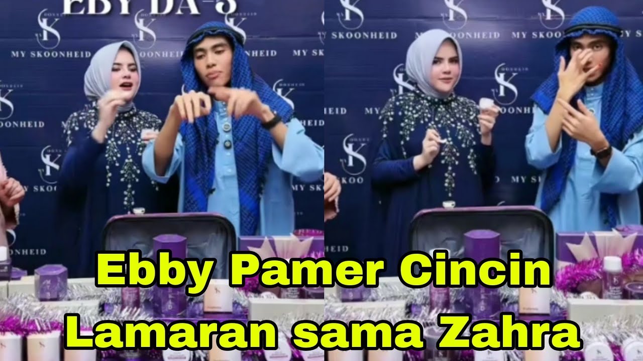 LIVE EBBY ZAHRA JUALAN, ZAHRA JERIT SEMANGAT SYANG
