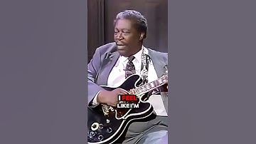 BB King shares how to make guitar sound soulful