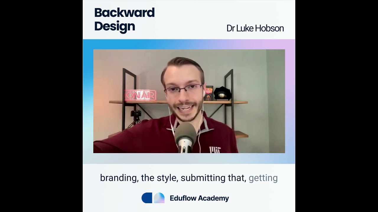 A Real Example of Backward Design