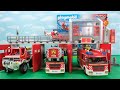 Unboxing, building and playing with Playmobil Fire Station (9462), fire trucks and fire helicopter!