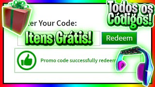 TODOS OS CÓDIGOS DO ROBLOX! (ATUALIZADO 2020)