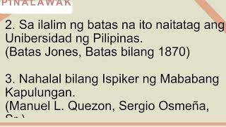 Grade 6 AP ANG PAGSUSUMIKAP NG MGA PILIPINO TUNGO SA PAGTATATAG NG NAGSASARILING PAMAHALAAN. pptx