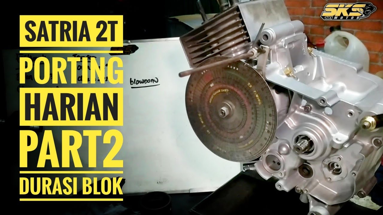 Satria 2T hiu porting/korek harian touring : Part 2