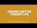Choose a Better Thought Life // The Winner's Minute With Mac Hammond