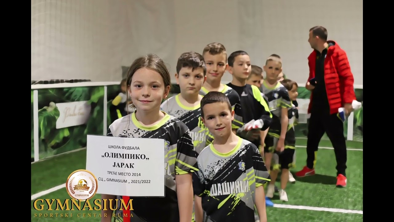 GYMNASIUM LIGA BUDUĆIH ŠAMPIONA - Sezona 2021/22 (dodela priznanja) ,Ruma SC Gymnasium