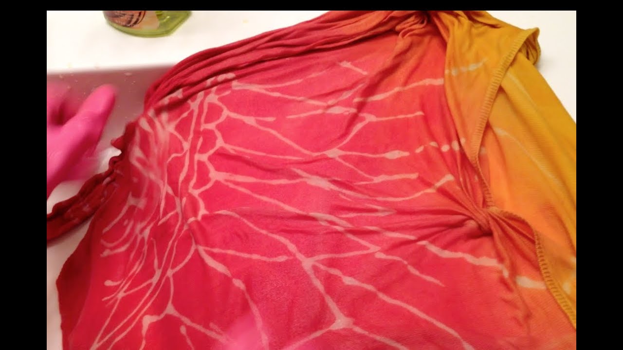 Diy Batik Melted Color Shirt Youtube