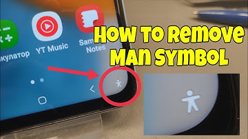 How to Remove Human Symbol From Home Screen, Accessibility shortcut.
