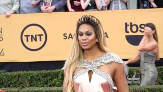 Sag Awards Fashion W Oitnb Transgender Star Laverne Cox