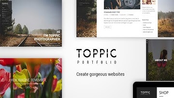 TopPic - Portfolio Photography Theme Free Download