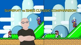 Analogue Super NT/SNES Classic Super Mario World Comparrison