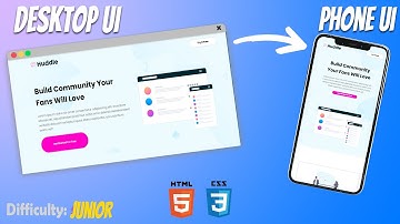 Build a Responsive Landing Page in 30 Minutes | HTML & CSS Tutorial
