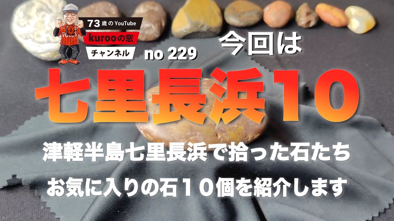 kurooの窓 津軽半島の七里長浜で拾った石10選 珪化木からジャスパー
