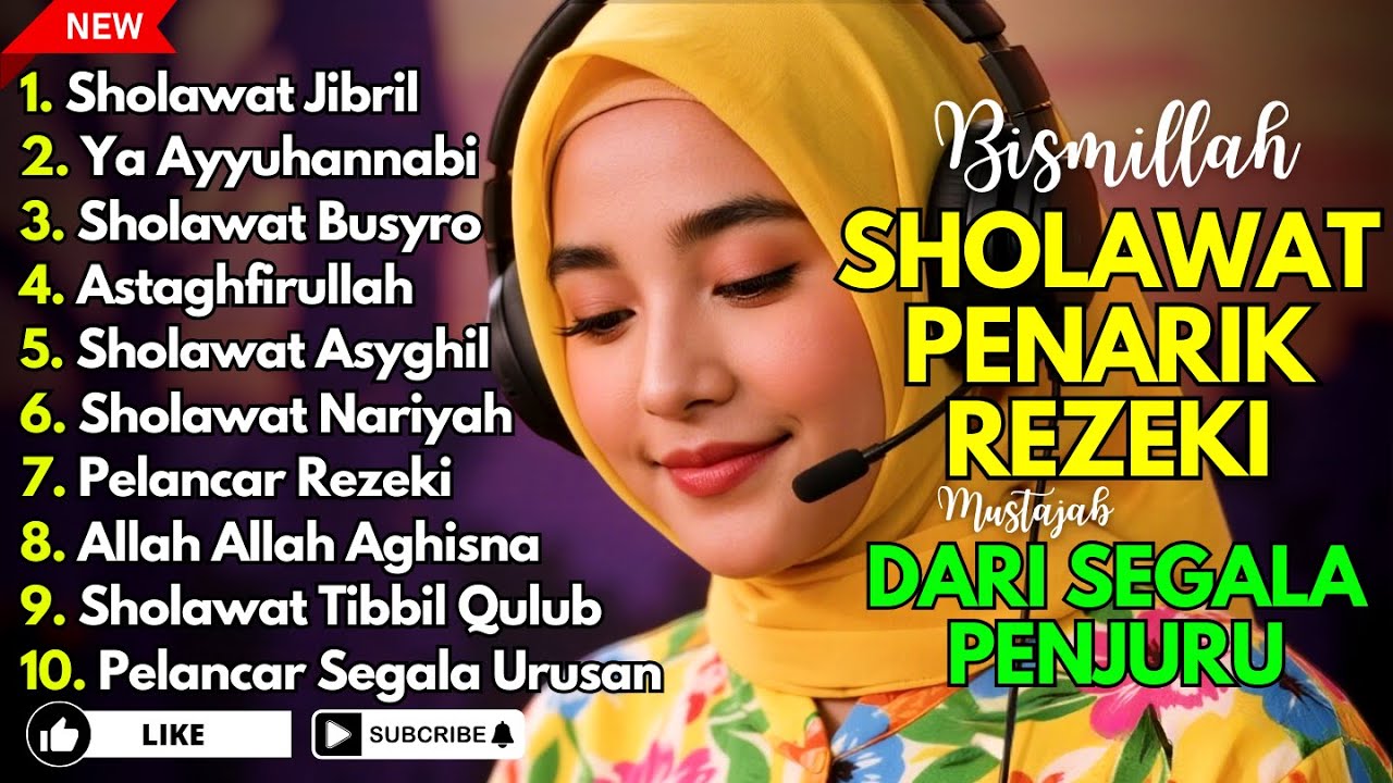 SHOLAWAT TERBARU 2025 | SHOLAWAT NABI PENARIK REJEKI | Sholawat Jibril, Sholawat Busyro, Nariyah