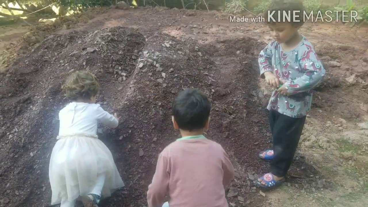 playing in soil healthygames