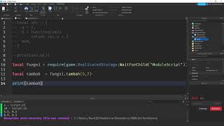 Roblox Studio Tutorial Indonesia #Part8 - [ Belajar Dasar LUA : Methods dan function pada roblox ]
