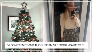 FAILED VLOG ATTEMPT AND CHRISTMAS DECOR! | Zoe Alexandra