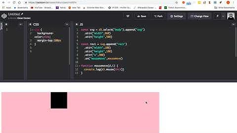 example of D3.mouse method for d3.js