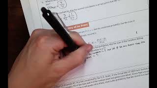 NorthArk MAT 2113 Finite Lesson 7.5 Example #2 Conditional Probability