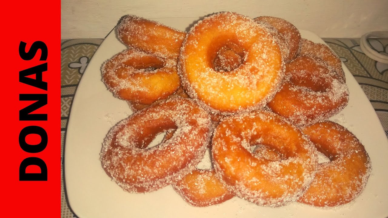 DONAS ESPONJOSAS FACIL DE HACER