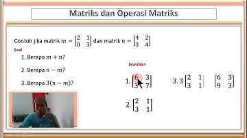 Matriks dan operasi matrik