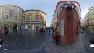 Walking from the Charles Bridge to the Old Town Square, Prague 360