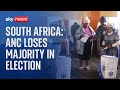 South Africa: ANC loses parliamentary majority