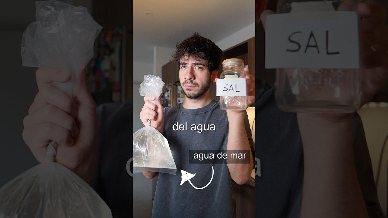 Podré sacar sal del agua de mar?