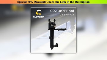 Exclusive Cloudray C Series CO2 Laser Head Dia.18 FL38.1& Dia.20 FL50.8 / 63.5/101.6mm Mount for La