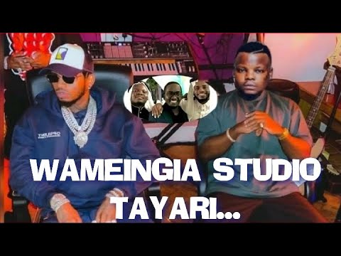 HARMONIZE NA DIAMOND WAINGIA STUDIO MUDA HUU MASHABIKI WAFURAHI ...