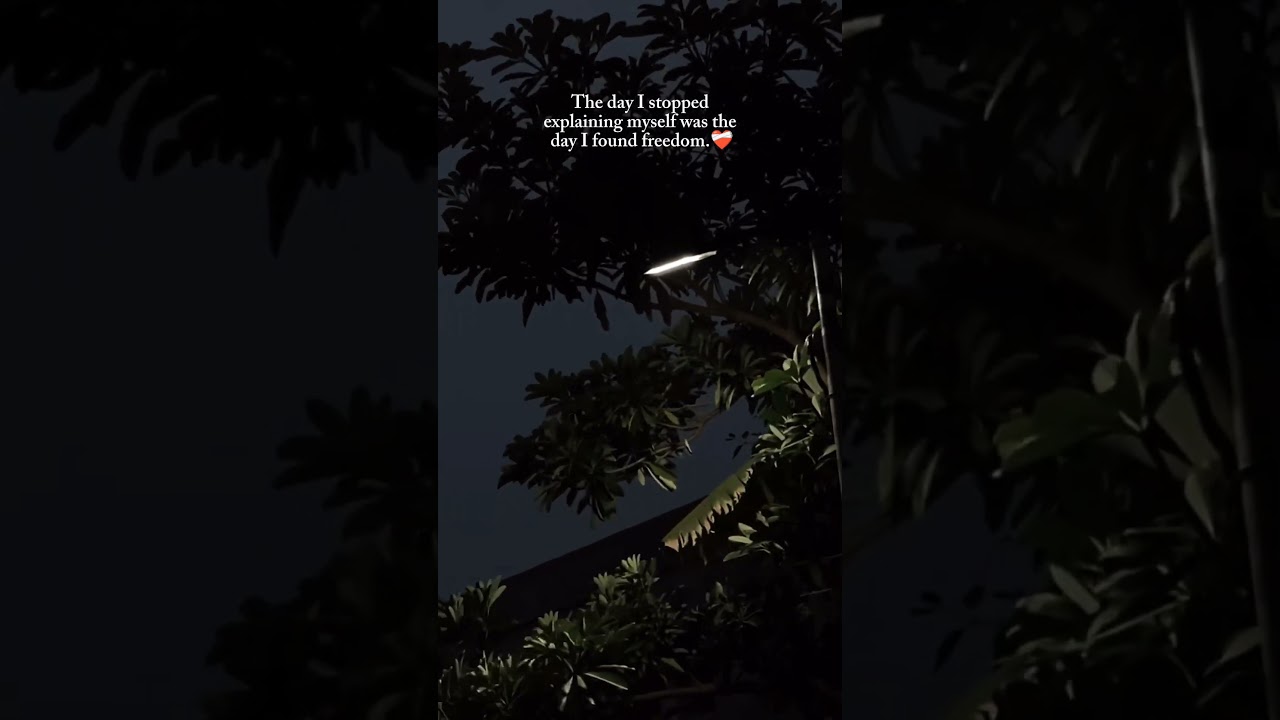 "Stop Explaining, Start Living. 🕊️ 