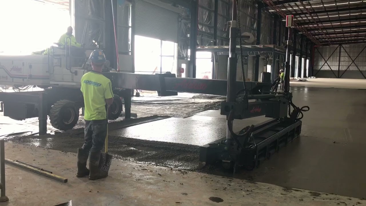 Super flat warehouse concrete floors