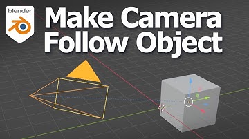 How to make camera move with object in Blender 4 using Camera Tracking