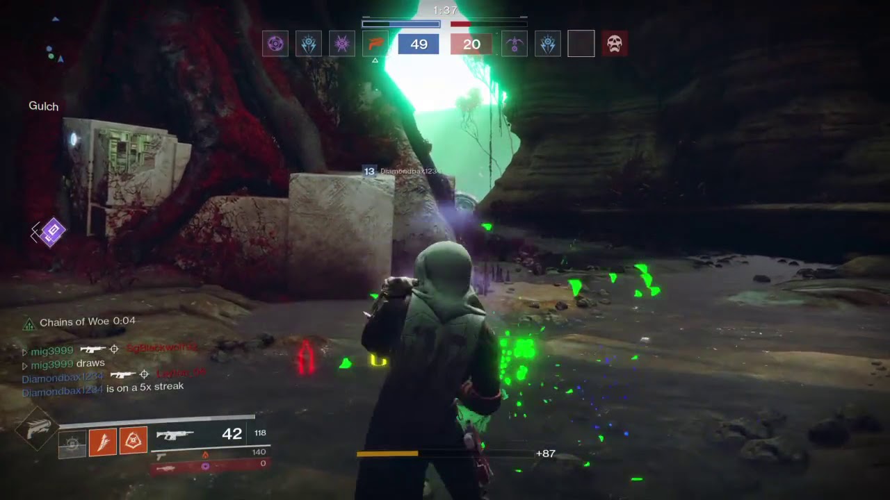 20 kill streak in The Crucible (Destiny 2) YouTube