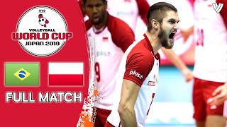 : Brazil  Poland - Full Match | Mens Volleyball World Cup 2019