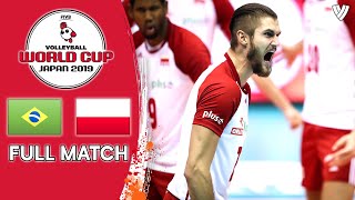 Brazil 🆚 Poland - Full Match | Men’s Volleyball World Cup 2019