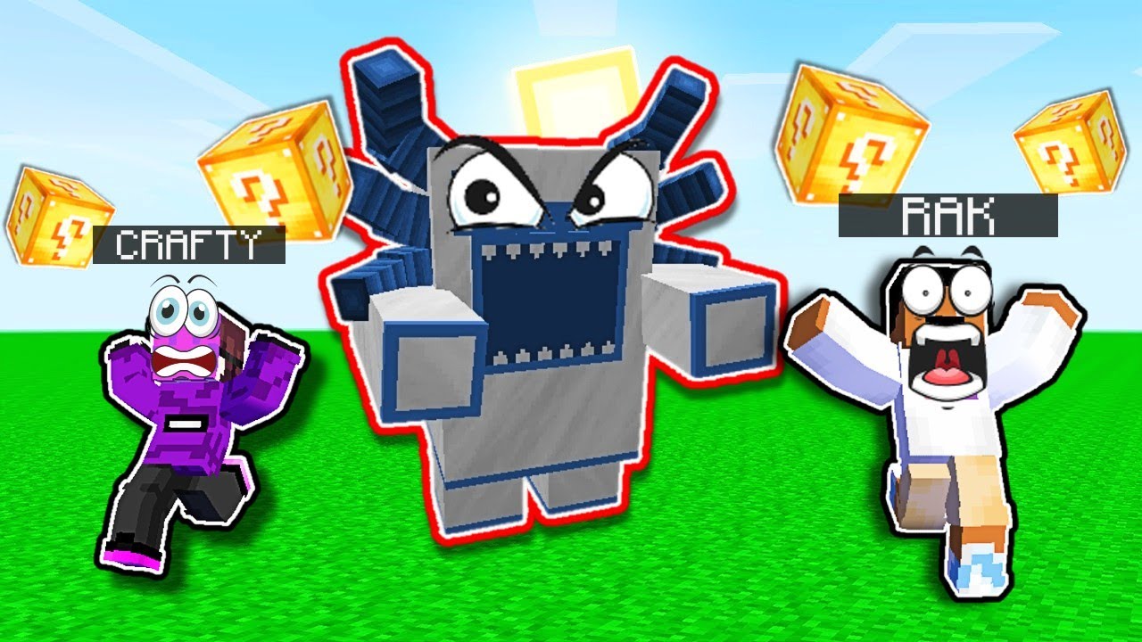 Using Minecraft Lucky Blocks to Defeat The Alpha Yeti!!! - YouTube