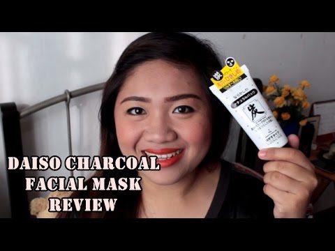Daiso charcoal face mask