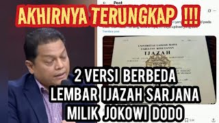 Download Lagu TERNYATA ADA 2 VERSI IJAZAH PALSU JOKOWI - 1 DIPEGANG DIAN SANDI 1 LAGI DI POLDA #ijasahpalsu #viral MP3