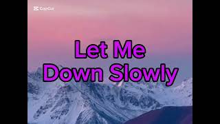 Let Me Down Slowly Alec Benjamin letmedownslowly alecbenjamin s
