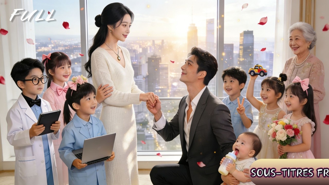 【French Dub】💘Six Petits Génies : Papa, Signe Ici !#minidrama