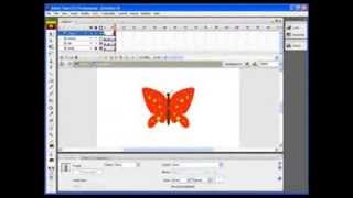 how to make butterfly  with  Adobe flash cs5