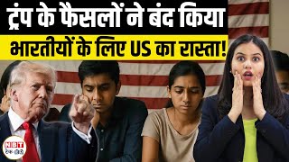 Indian Students Face 50% Drop in US Enrollment 2025 | Trump Visa Rules, H-1B &amp; OPT Crisis